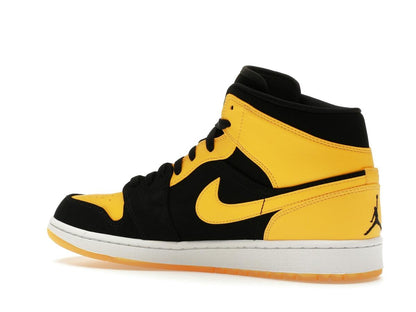 Jordan 1 Retro Mid New Love (2017) Black Varsity Maize White 554724-035 - savito