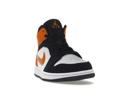 Jordan 1 Mid Shattered Backboard Black White Starfish 554724-058 - savito