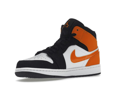 Jordan 1 Mid Shattered Backboard Black White Starfish 554724-058 - savito