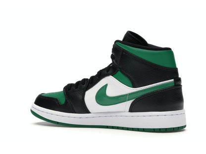 Jordan 1 Mid Green Toe Black Gym Red 554724-067 - savito