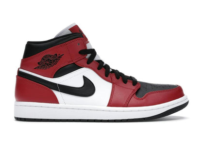 Jordan 1 Mid Chicago Toe Black Gym Red White 554724-069 - savito