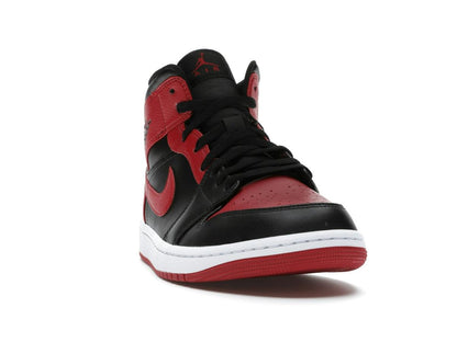 Jordan 1 Mid Banned (2020) Black University Red 554724-074 - savito