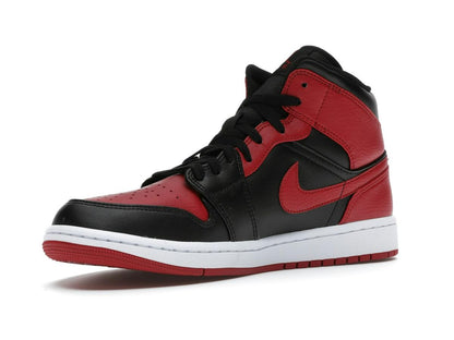 Jordan 1 Mid Banned (2020) Black University Red 554724-074 - savito