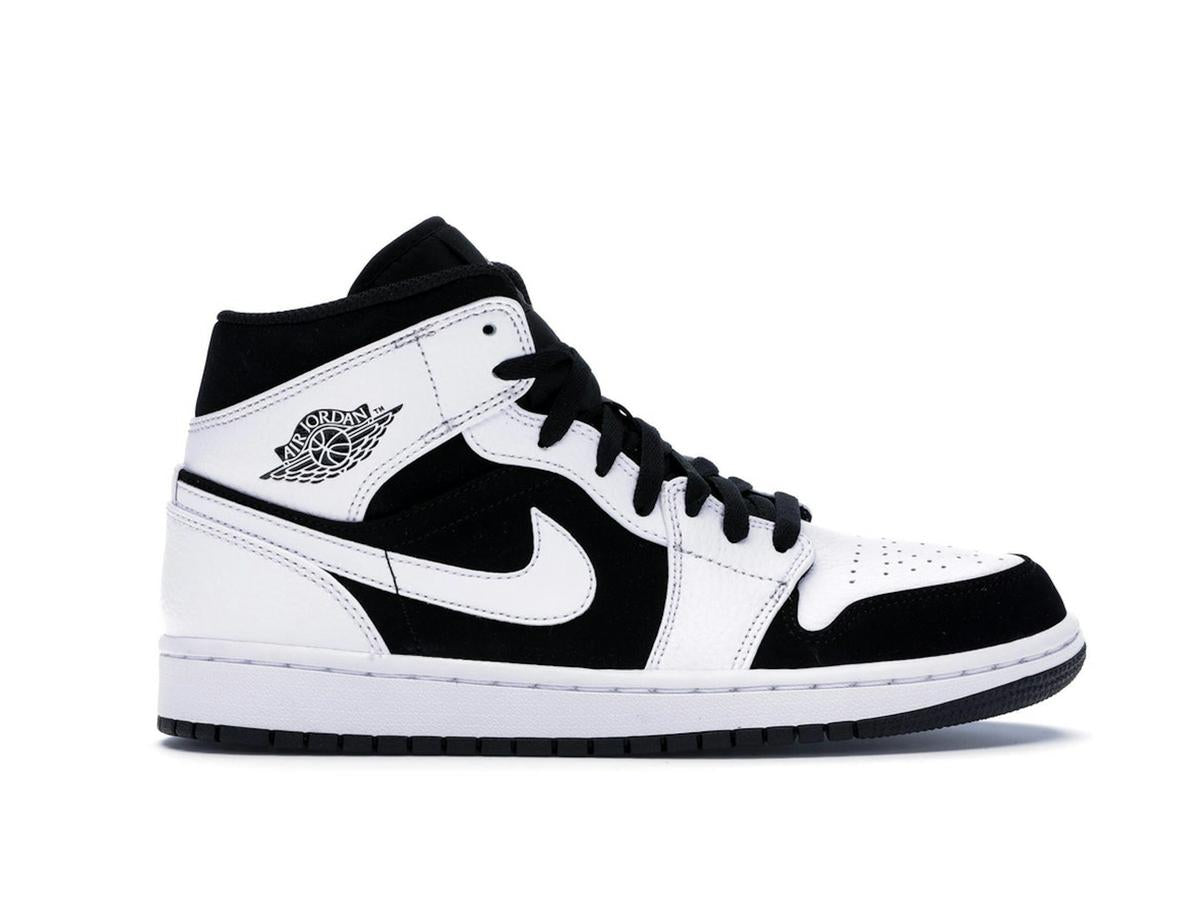 Air Jordan 1 Mid White Black 554724-113 - savito