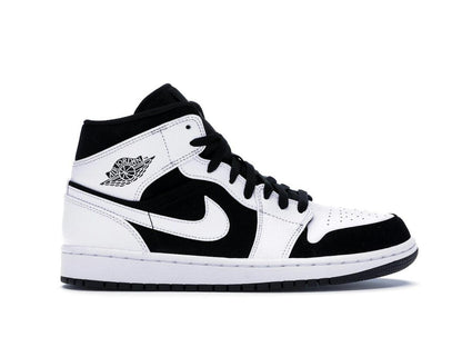 Air Jordan 1 Mid White Black 554724-113 - savito