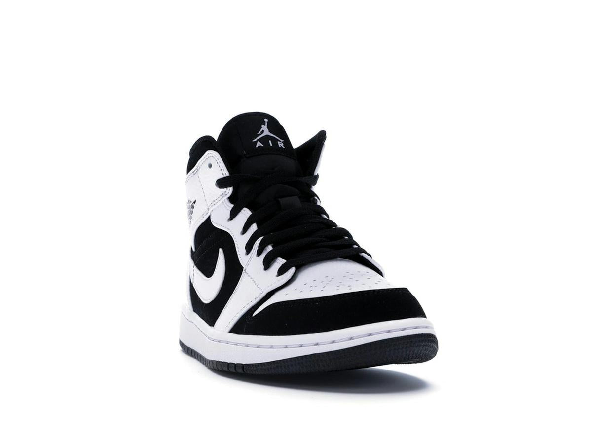 Air Jordan 1 Mid White Black 554724-113 - savito