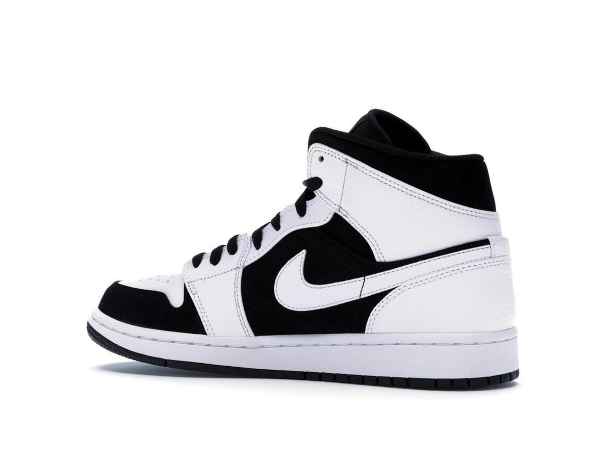 Air Jordan 1 Mid White Black 554724-113 - savito