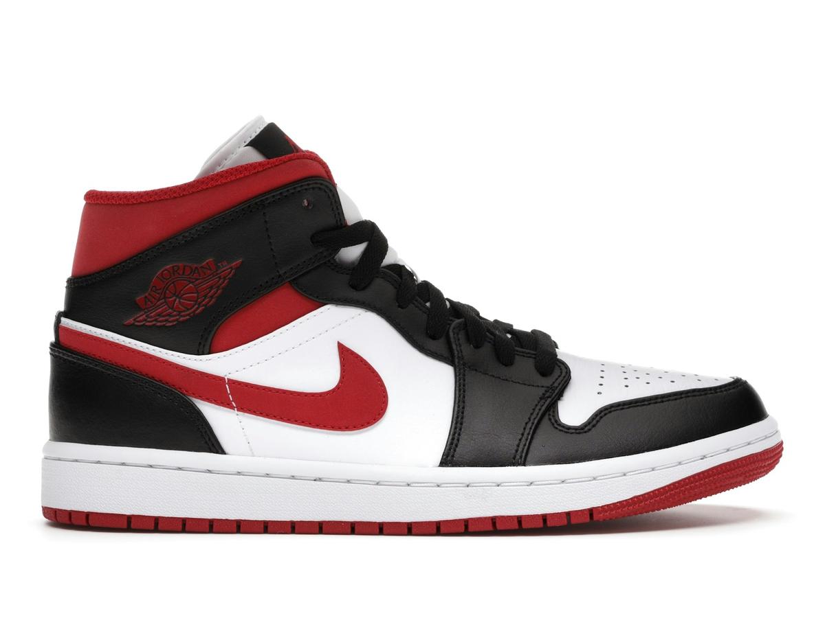 Air Jordan 1 Mid Gym Red Black White 554724-122 - savito