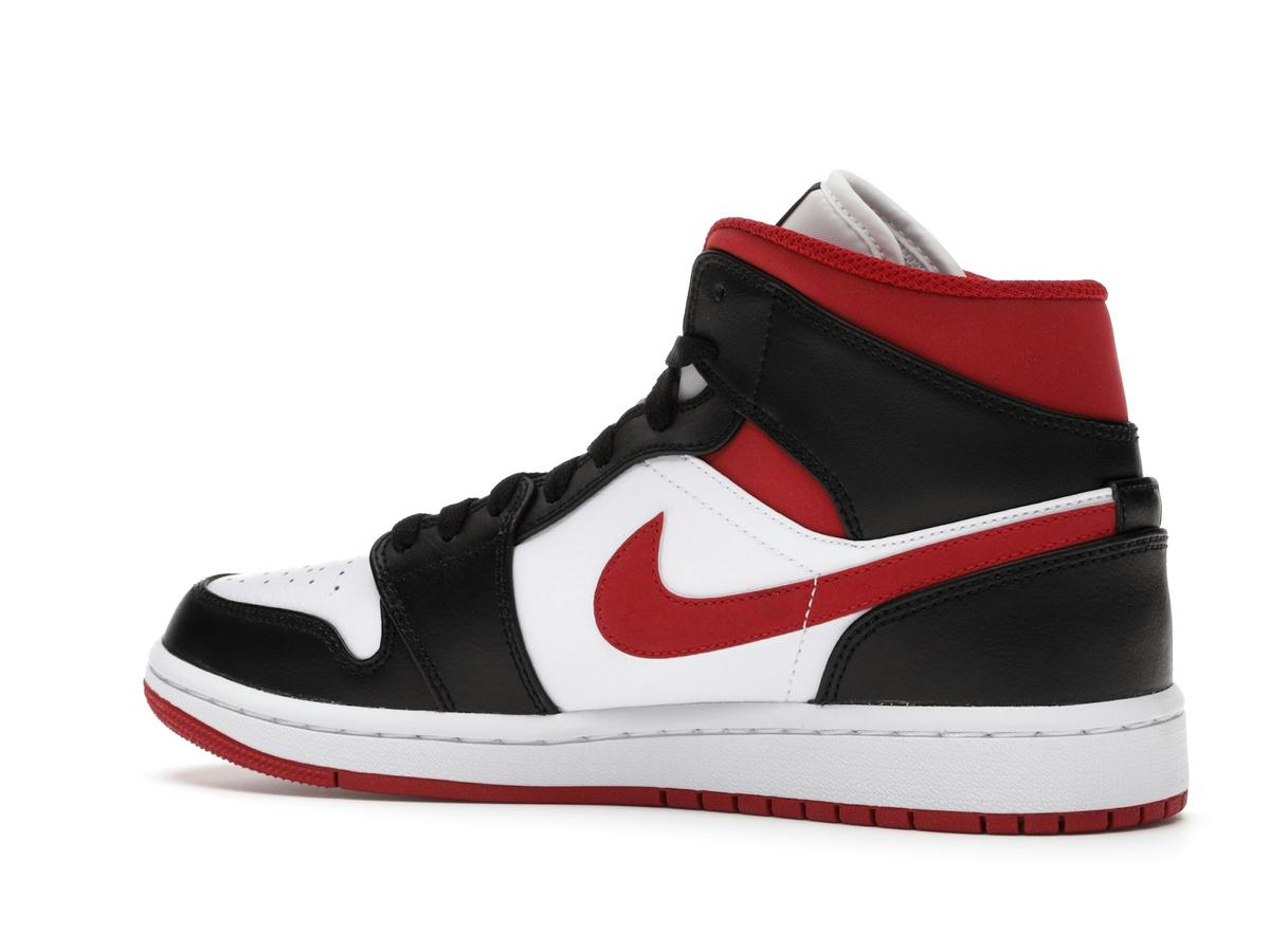 Air Jordan 1 Mid Gym Red Black White 554724-122 - savito