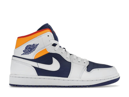 Jordan 1 Mid Royal Blue Laser Orange 554724-131 - savito