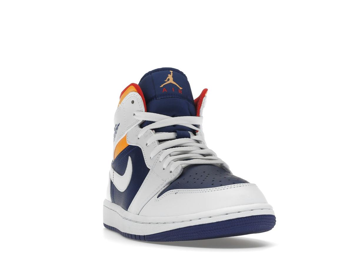Jordan 1 Mid Royal Blue Laser Orange 554724-131 - savito