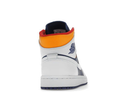 Jordan 1 Mid Royal Blue Laser Orange 554724-131 - savito