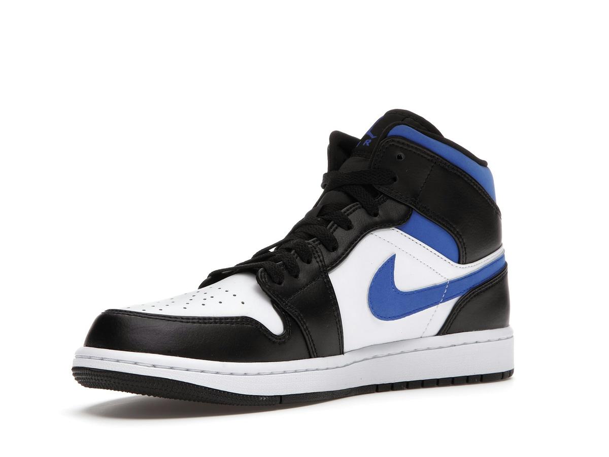 Jordan 1 Mid White Black Racer Blue 554724-140 - savito