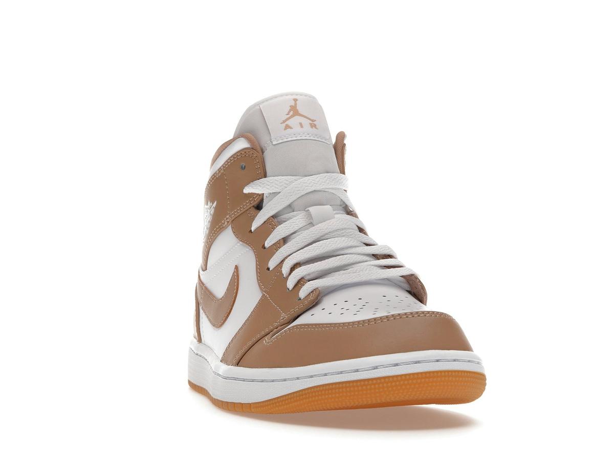 Jordan 1 Mid Tan Gum Sneakers 554724-271 - savito