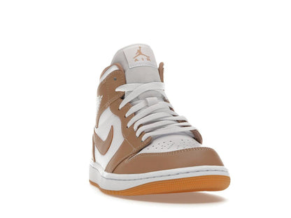 Jordan 1 Mid Tan Gum Sneakers 554724-271 - savito
