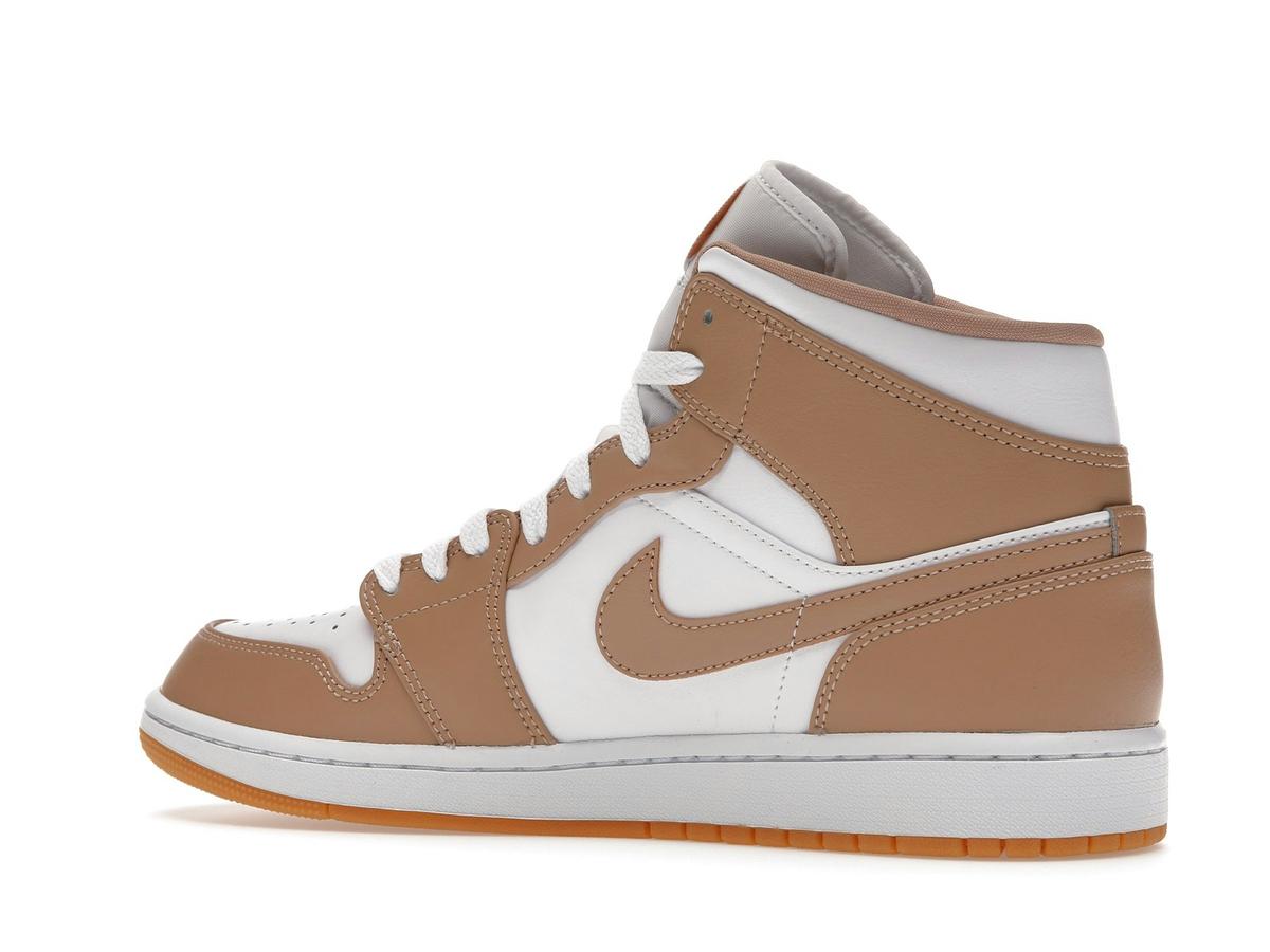 Jordan 1 Mid Tan Gum Sneakers 554724-271 - savito