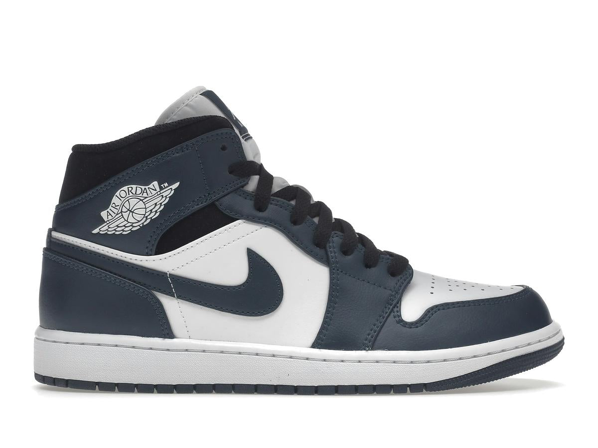 Jordan 1 Mid Armory Navy Lifestyle Sneakers 554724-411 - savito