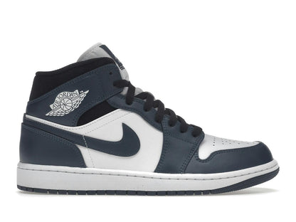 Jordan 1 Mid Armory Navy Lifestyle Sneakers 554724-411 - savito