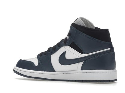 Jordan 1 Mid Armory Navy Lifestyle Sneakers 554724-411 - savito