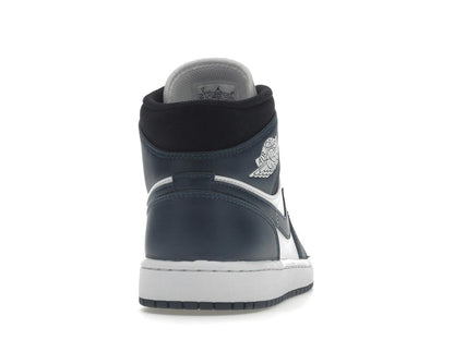 Jordan 1 Mid Armory Navy Lifestyle Sneakers 554724-411 - savito