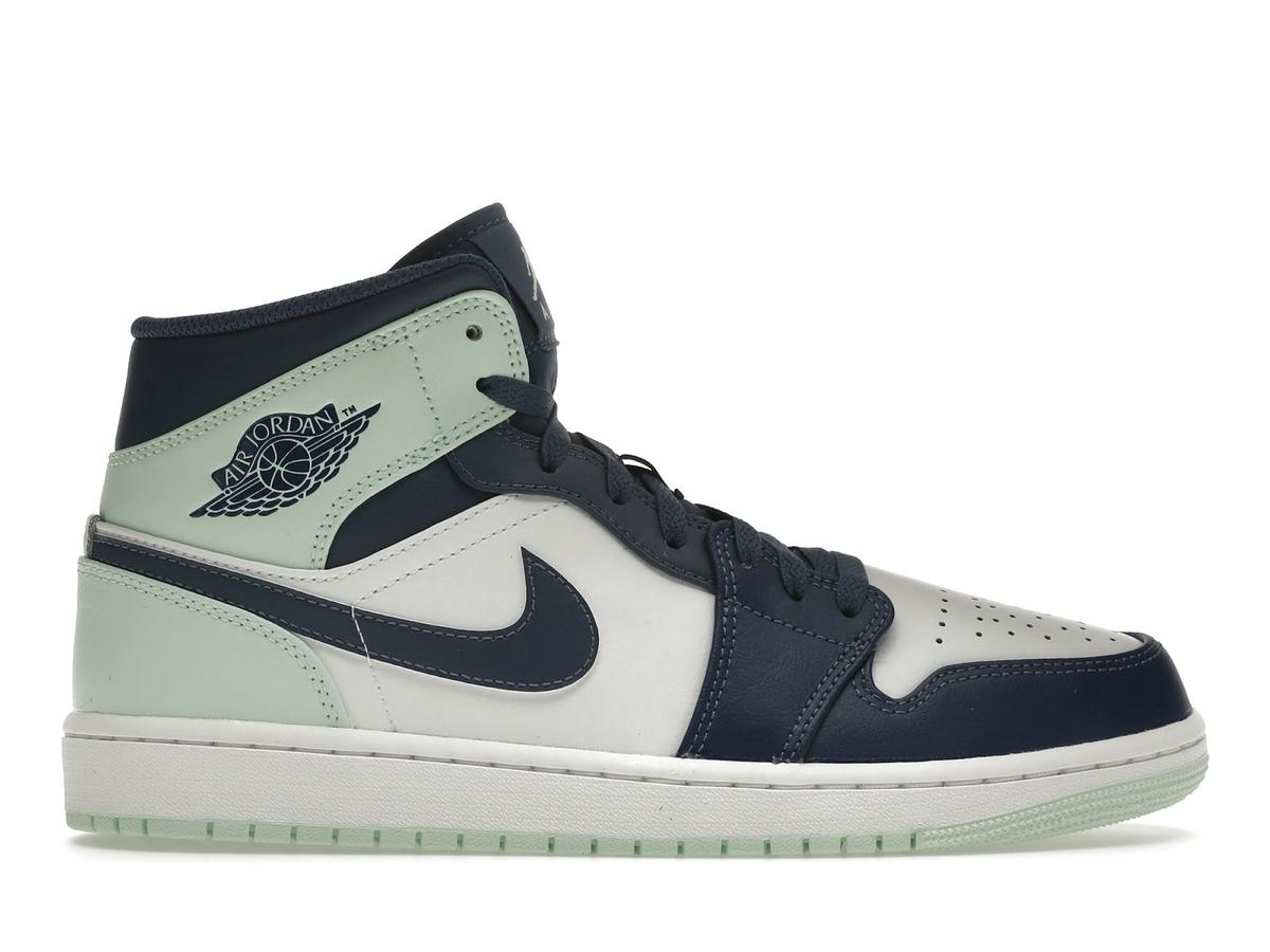 Air Jordan 1 Mid Mystic Navy Mint Foam 554724-413 - savito