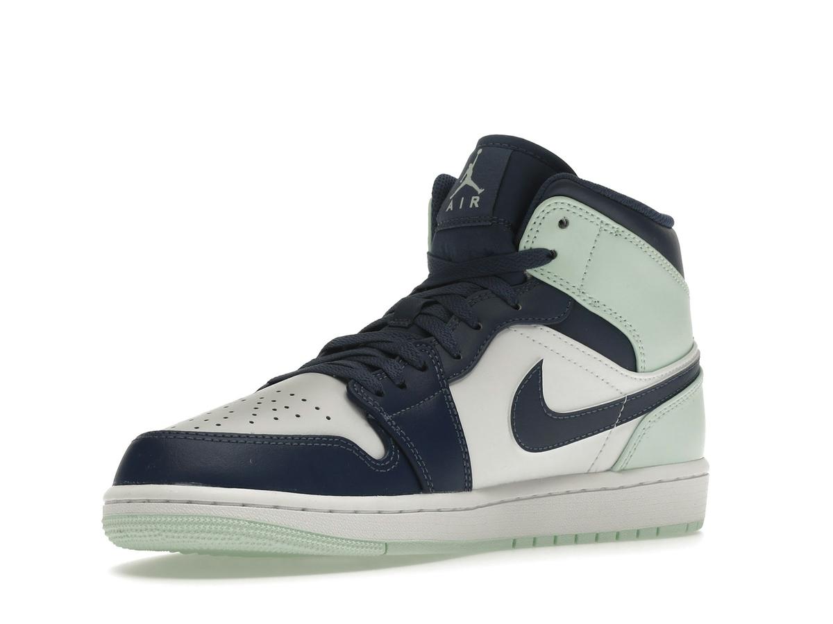Air Jordan 1 Mid Mystic Navy Mint Foam 554724-413 - savito