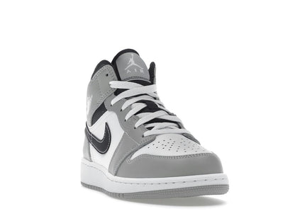 Jordan 1 Mid Light Smoke Grey GS 554725-078 - savito