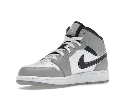 Jordan 1 Mid Light Smoke Grey GS 554725-078 - savito