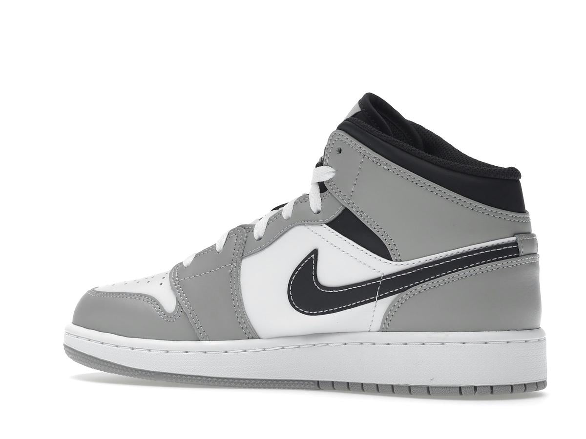 Jordan 1 Mid Light Smoke Grey GS 554725-078 - savito