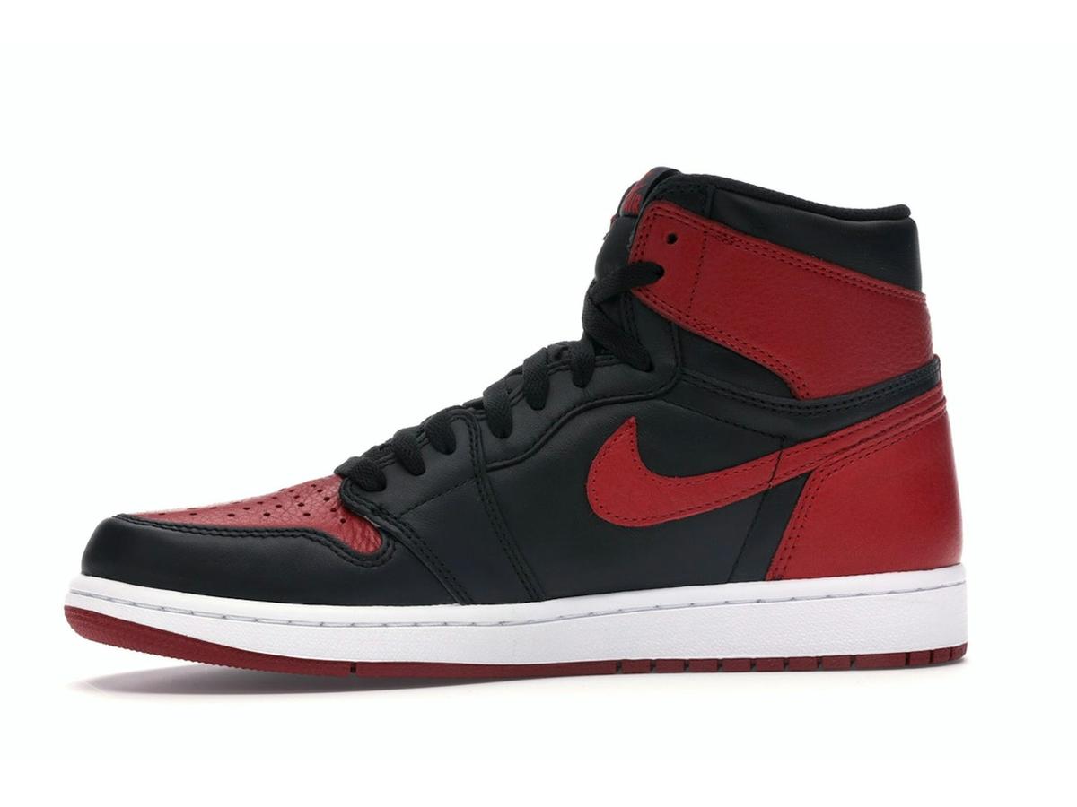 Nike Air Jordan 1 Retro High Bred Banned (2016) Black Varsity Red 555088-001 - savito