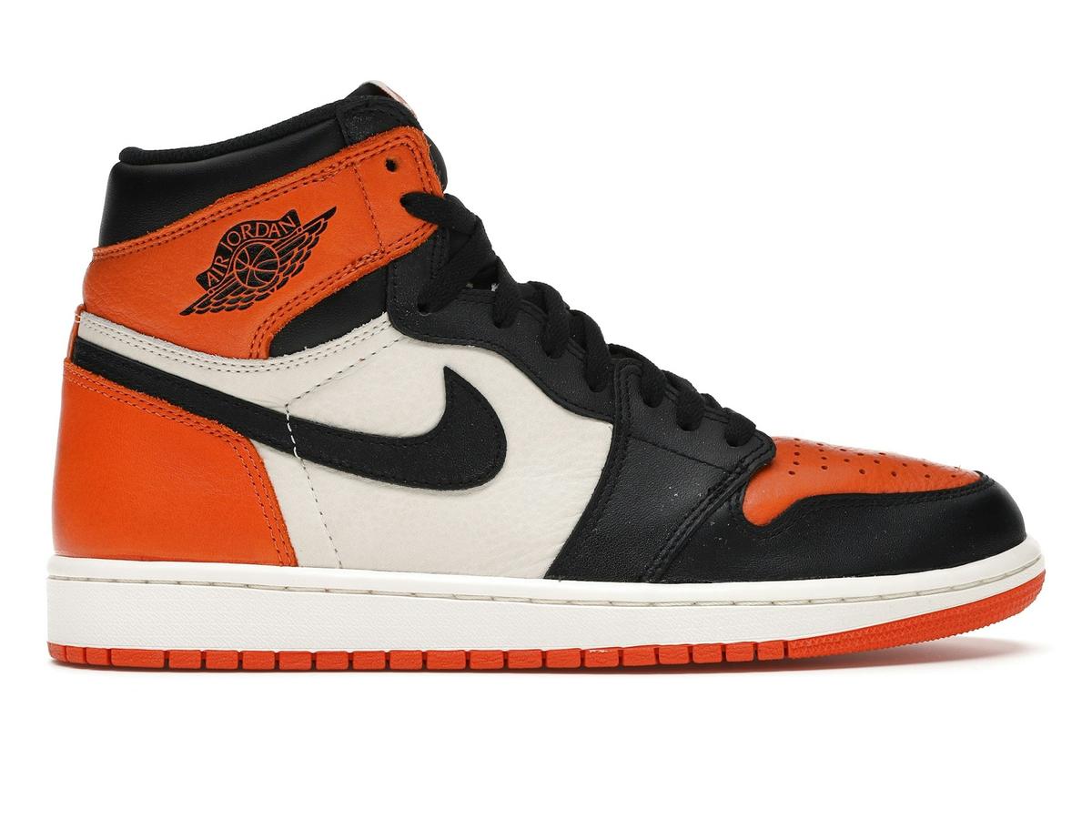 Air Jordan 1 Retro Shattered Backboard 555088-005 Black Starfish Sail - savito