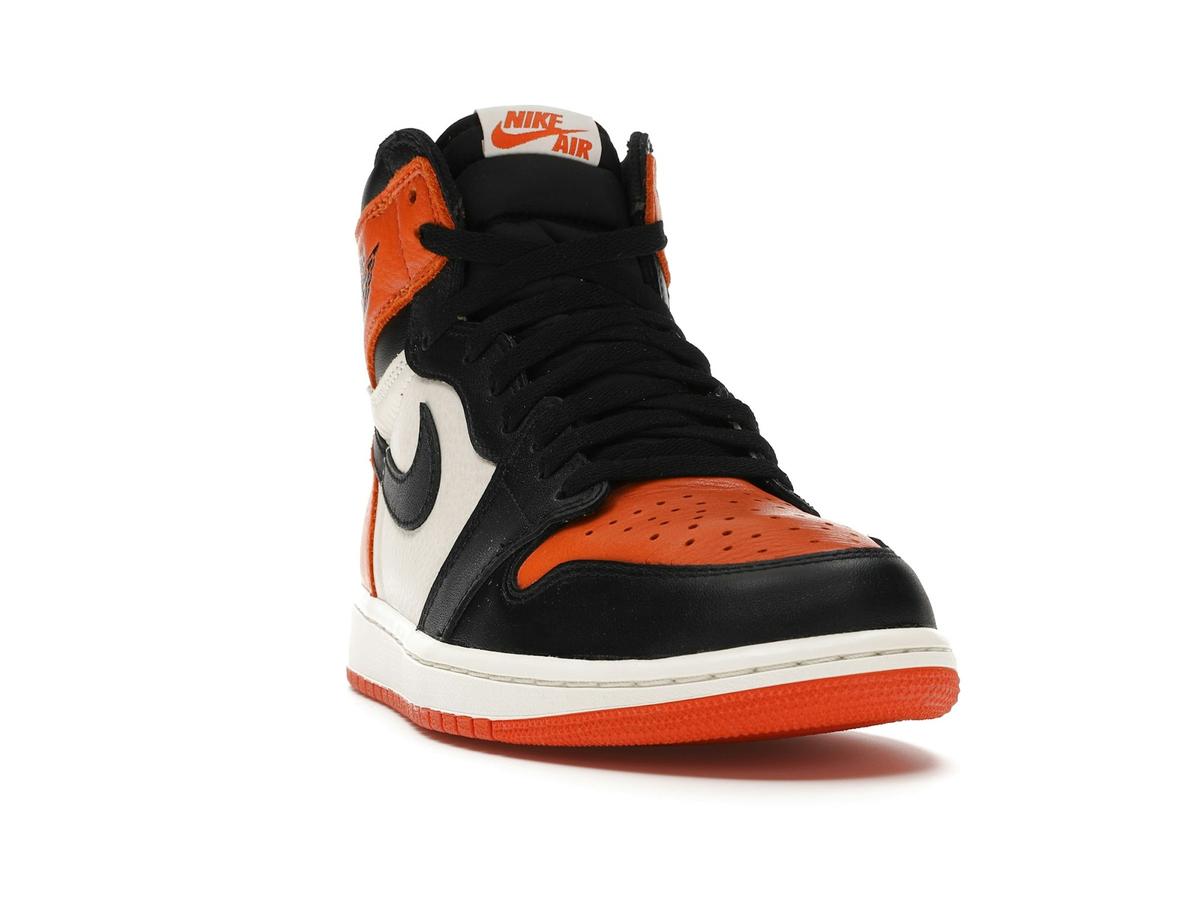Air Jordan 1 Retro Shattered Backboard 555088-005 Black Starfish Sail - savito