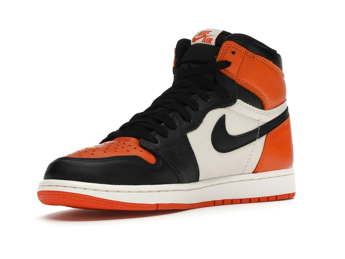 Air Jordan 1 Retro Shattered Backboard 555088-005 Black Starfish Sail - savito