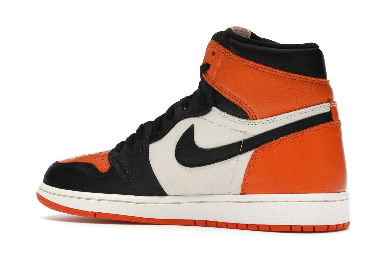 Air Jordan 1 Retro Shattered Backboard 555088-005 Black Starfish Sail - savito