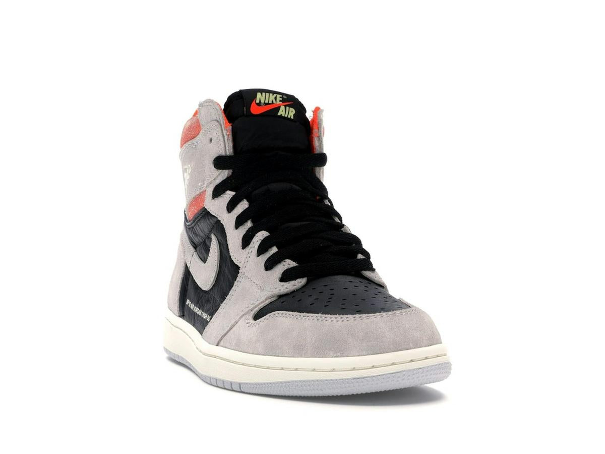 Jordan 1 Retro High Neutral Grey Hyper Crimson 555088-018 - savito