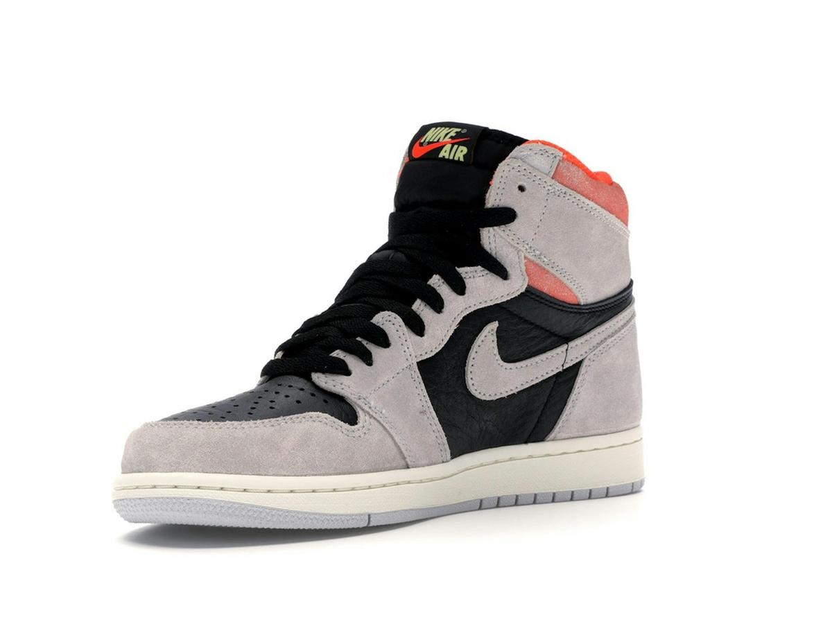 Jordan 1 Retro High Neutral Grey Hyper Crimson 555088-018 - savito