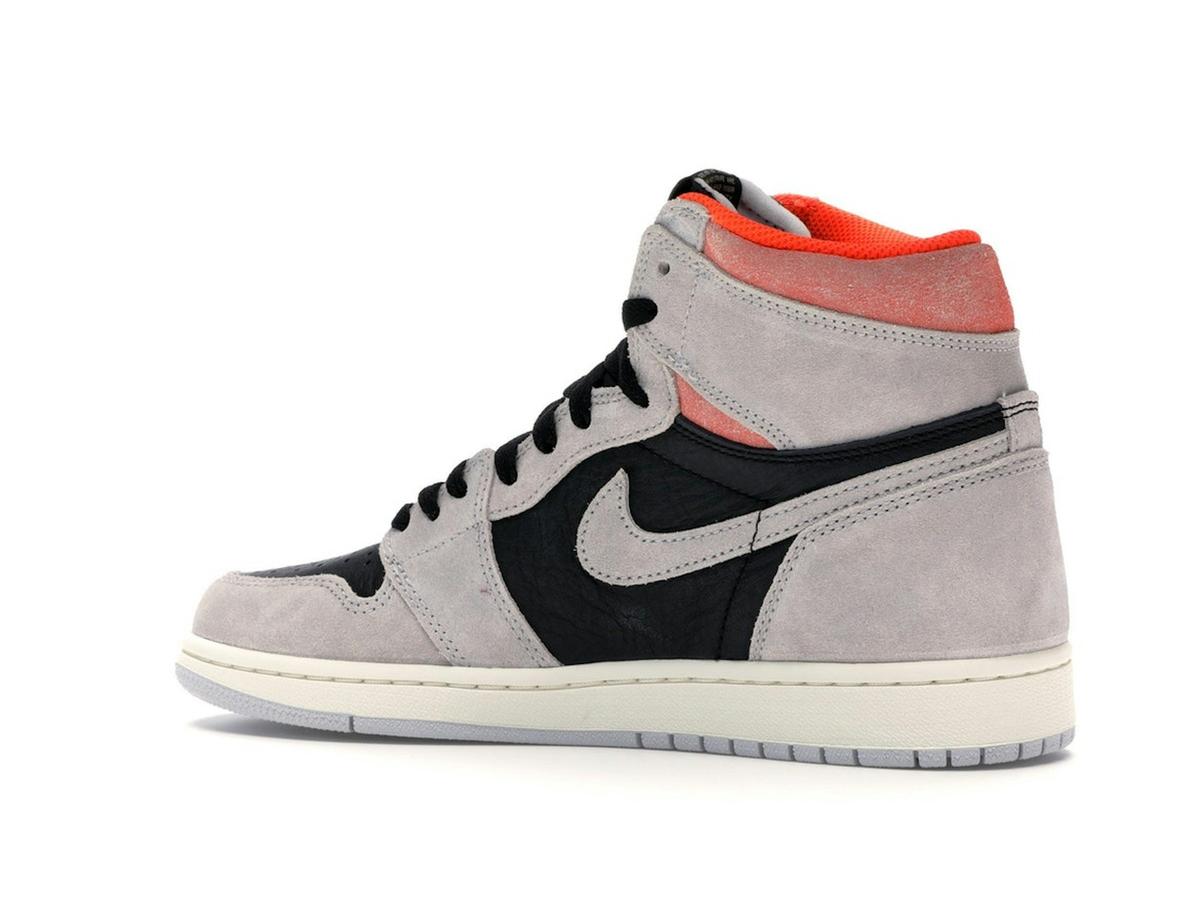 Jordan 1 Retro High Neutral Grey Hyper Crimson 555088-018 - savito