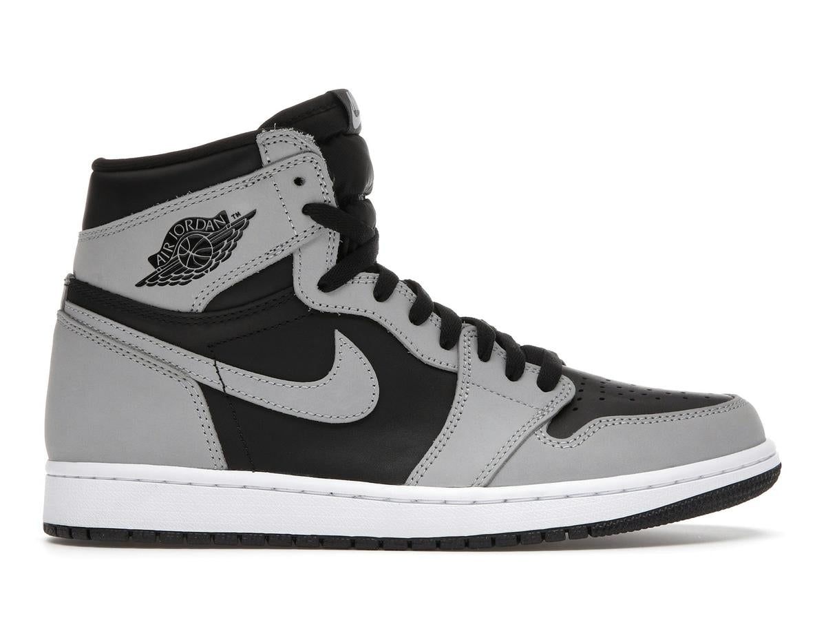 Jordan 1 Retro High Shadow 2 Black White Light Smoke Grey 555088-035 - savito