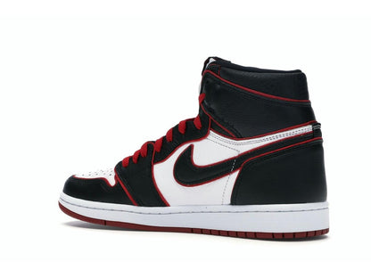 Jordan Men's 1 Retro High Bloodline 555088-062 Black Gym Red White - savito