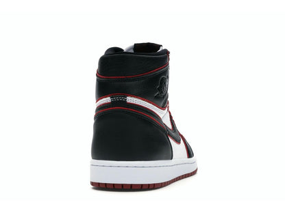 Jordan Men's 1 Retro High Bloodline 555088-062 Black Gym Red White - savito