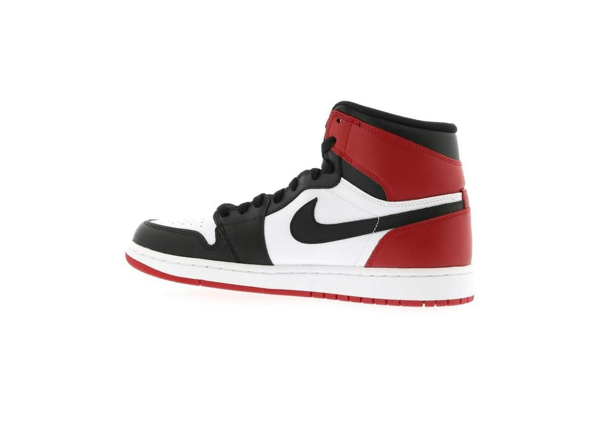 Air Jordan 1 Retro High OG Black Toe 2013 555088-184 White Black Gym Red - savito