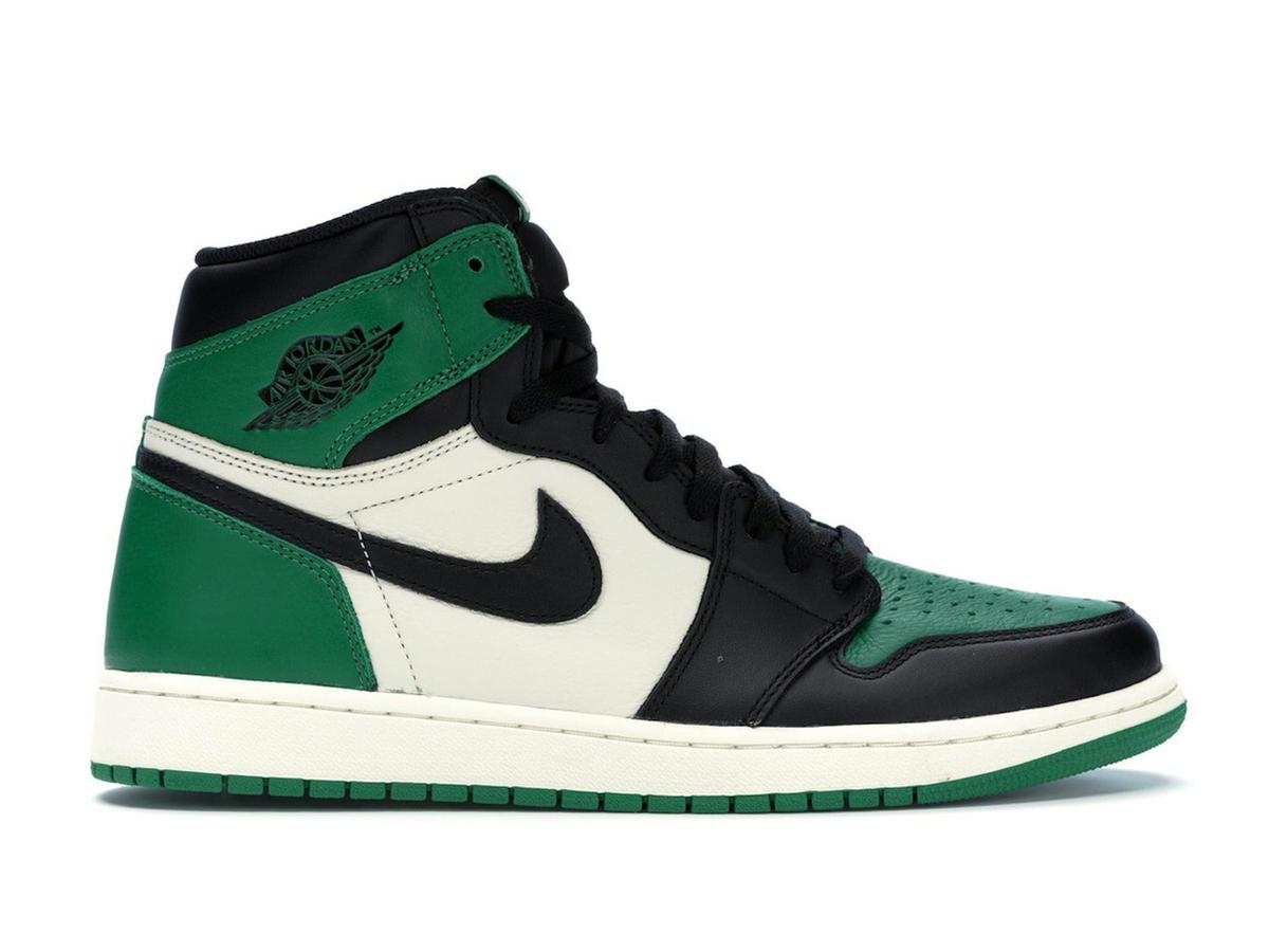 Jordan 1 Retro High Pine Green Black Sail 555088-302 - savito