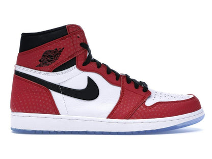 Jordan 1 Retro High Spider-Man Origin Story Gym Red 555088-602 - savito
