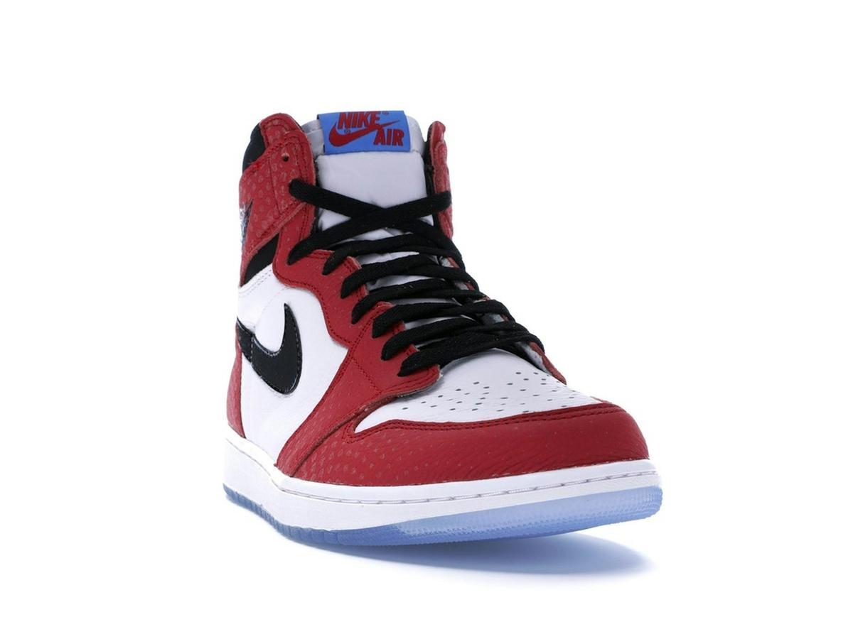Jordan 1 Retro High Spider-Man Origin Story Gym Red 555088-602 - savito