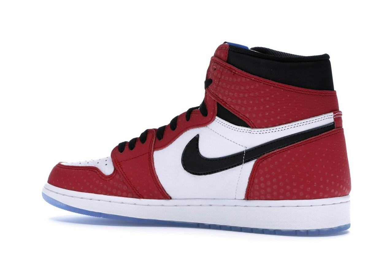 Jordan 1 Retro High Spider-Man Origin Story Gym Red 555088-602 - savito