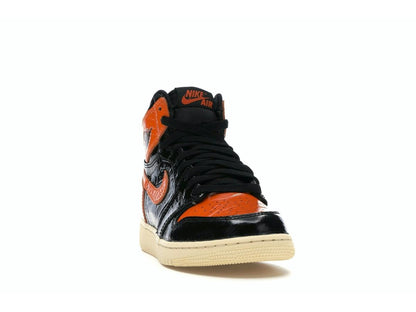 Jordan 1 Retro High Shattered Backboard 3 (GS) Black Starfish 575441-028 - savito