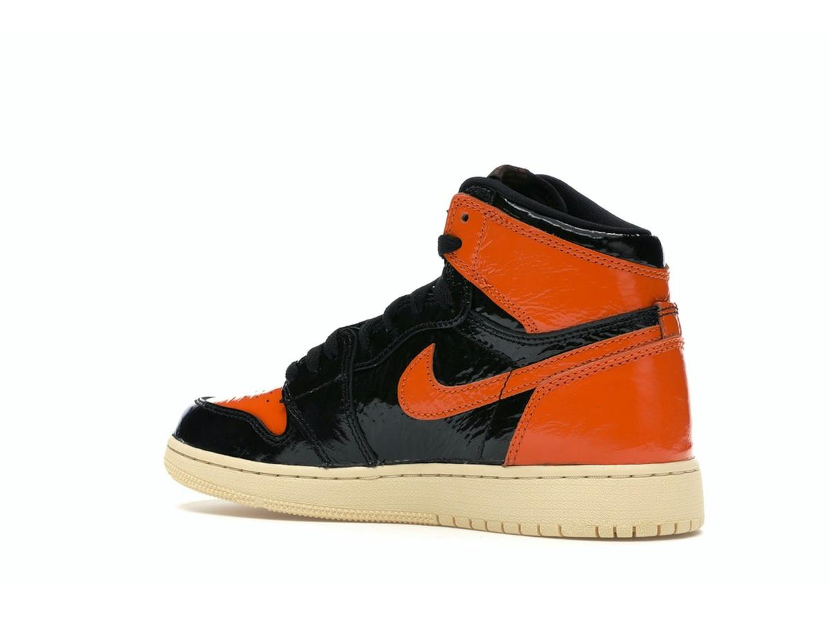 Jordan 1 Retro High Shattered Backboard 3 (GS) Black Starfish 575441-028 - savito