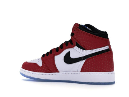 Jordan 1 Retro High Spider-Man Origin Story (GS) Gym Red 575441-602 - savito