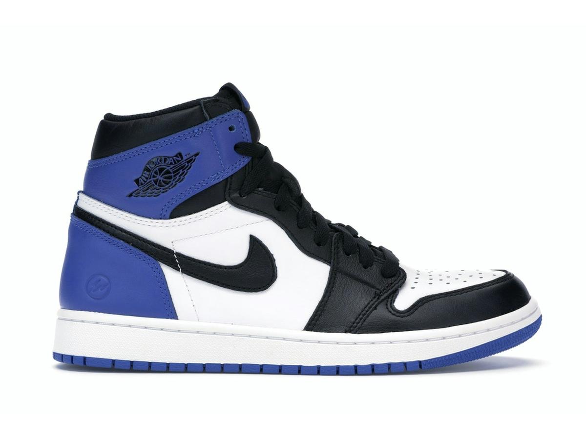 Jordan 1 Retro High Fragment Black Sport Blue White 716371-040 - savito