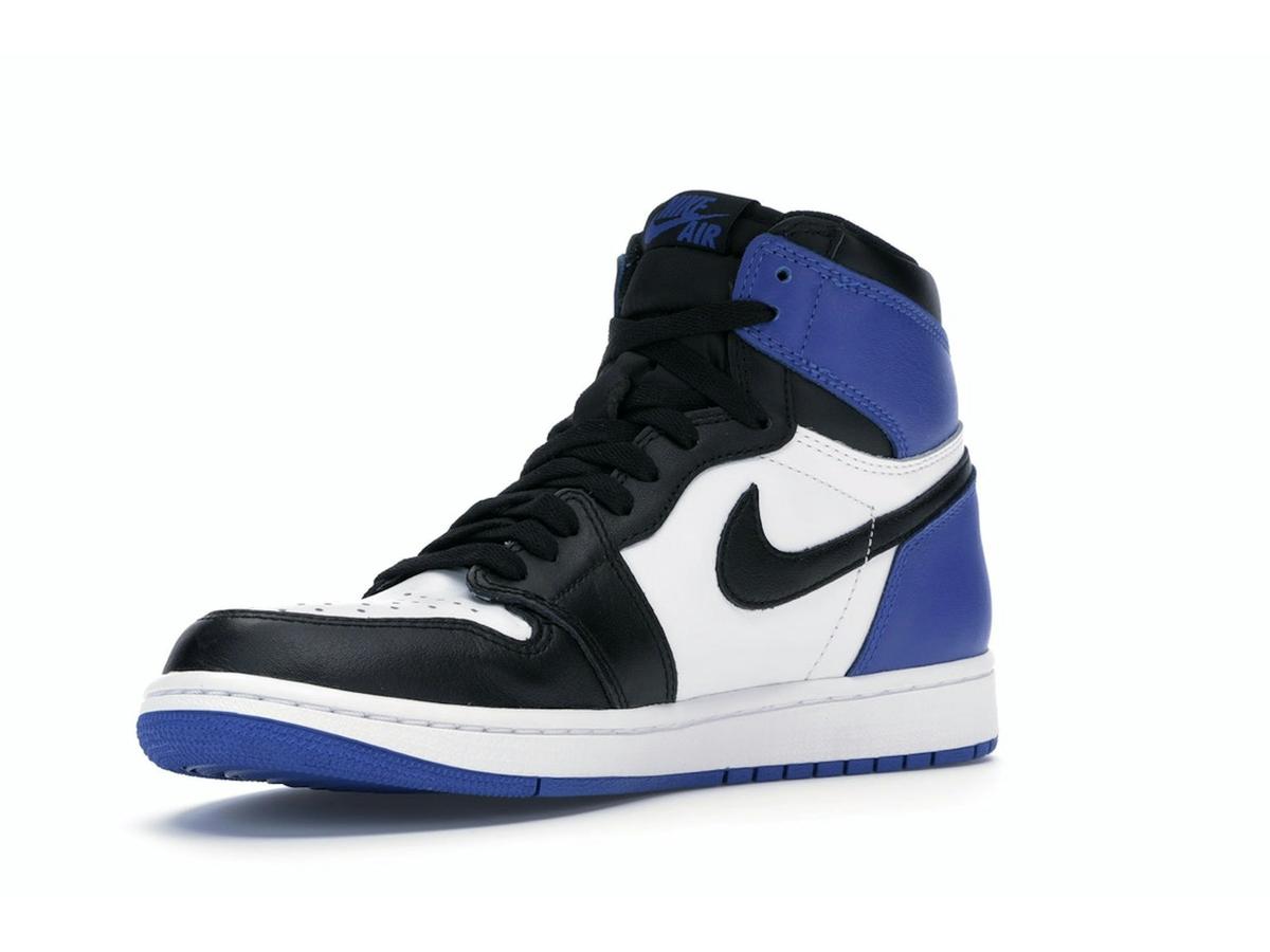 Jordan 1 Retro High Fragment Black Sport Blue White 716371-040 - savito